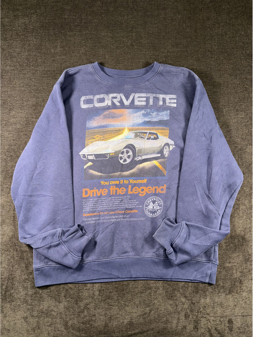 Chevrolet Corvette Drive the Legend Graphic Sweatshirt XL